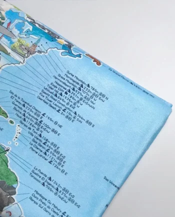 Paragliding Towel Gift Map